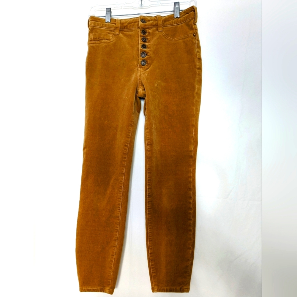 Anthropologie High Rise Skinny Corduroys